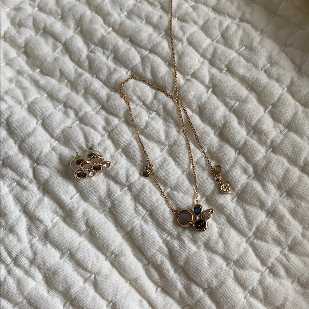 Banana Republic necklace and earrings